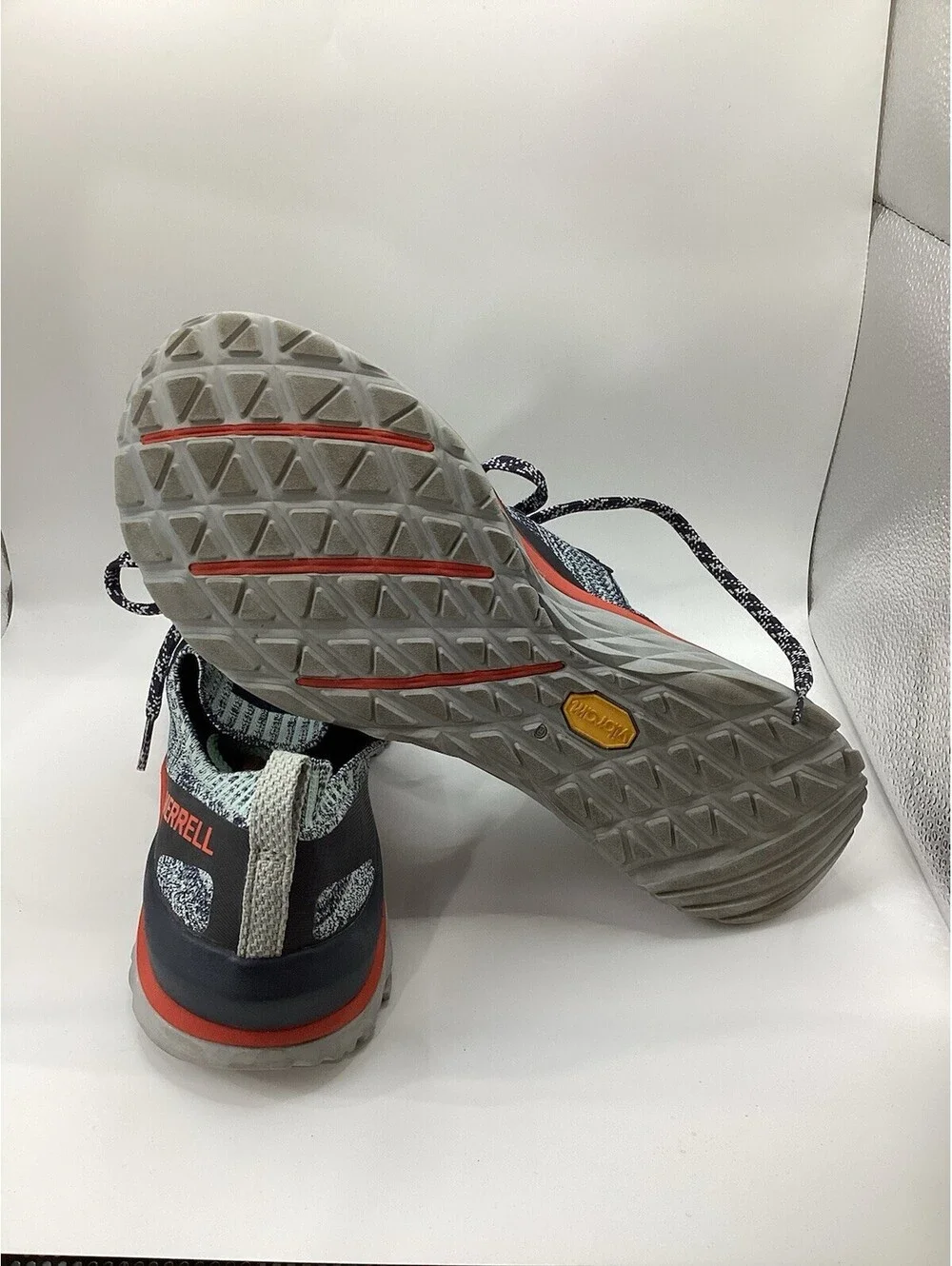 Merrell Women's Mag-9 Trail Running Sneakers Size 9.5 Gray & Mint Green